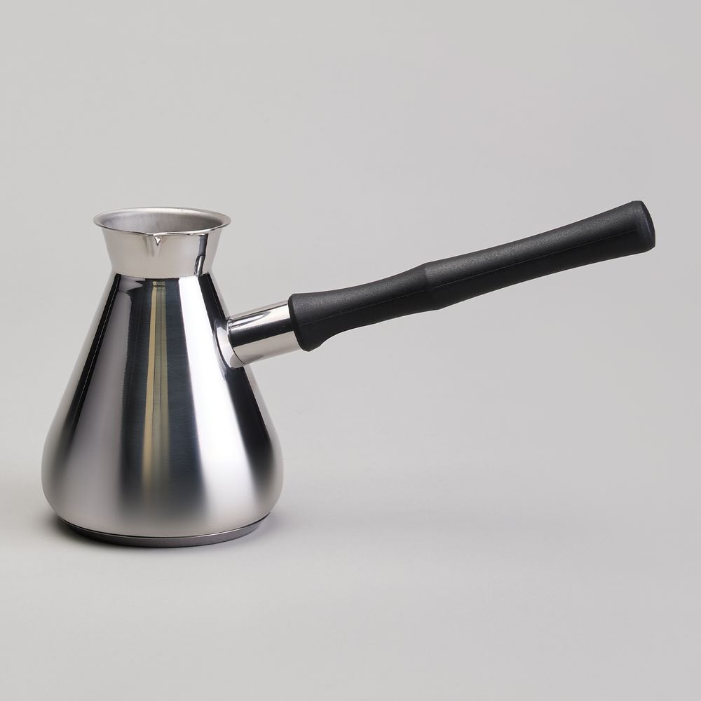 ТУРКА AGNESS, 350МЛ, НЕРЖ.СТАЛЬ 304, ТЕРМОАККУМУЛИРУЮЩЕЕ ДНО, ИНДУКЦИЯ