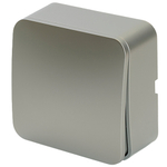 Выключатель открытой установки 1-клавишный, STEKKER, 250В, 10А, IP20, серия София, серебро, MSW10-10-03 49295