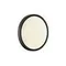 7662/18L MITRA LED SN 090 Светильник пластик/белый/черный LED 18Вт 3000/4000K D230 IP40 OMEGA BLACK