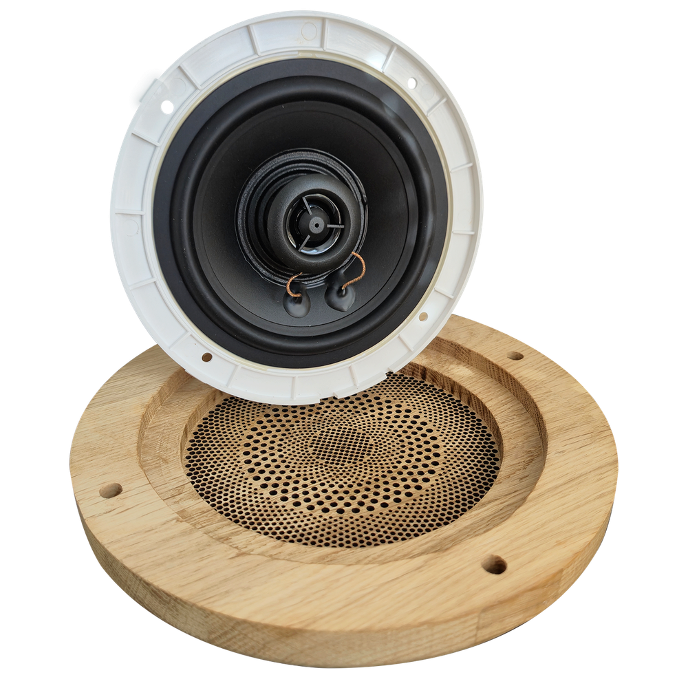 Динамик для сауны круглый SW 525 white, (Врезной белый, 8 ohm, 45w, диаметр 165мм) AMG