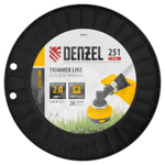 Леска для триммера двухкомпонентная квадрат, 2,0мм х 251м, на DIN катушке EXTRA CORD Denzel