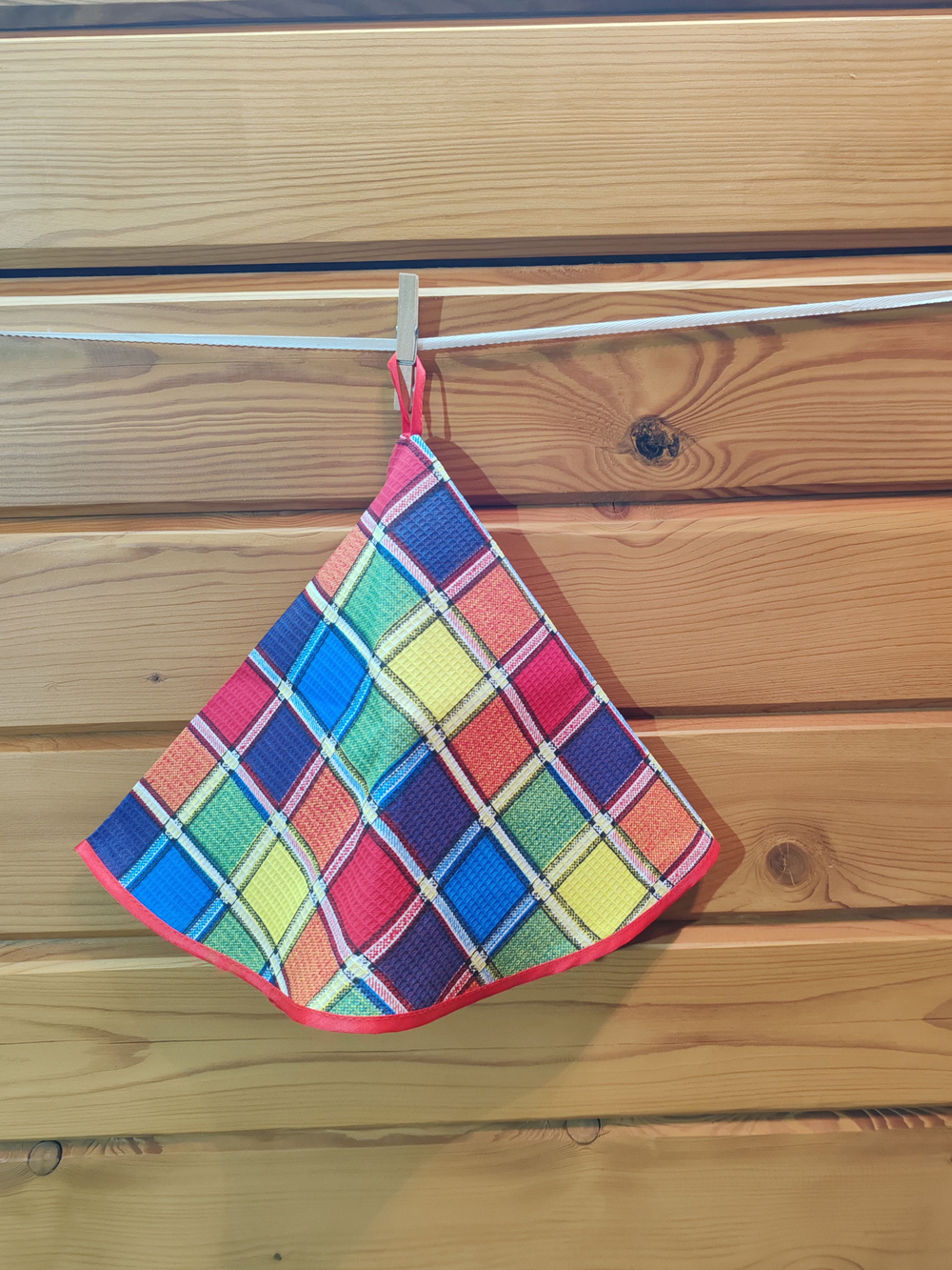 Полотенце кухонное, круглое, 2 шт, вафельное полотно