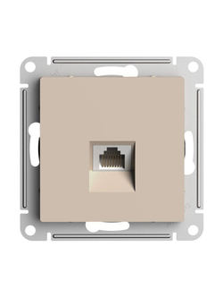 Розетка компьютерная AtlasDesign RJ45 кат.5E механизм песочн. SE ATN001283