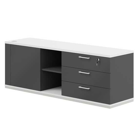 Тумба опорная Аллегро 1638х450х580, правая AG.295