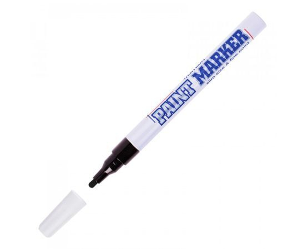 Маркер-краска MunHwa Slim , нитро-основа, 2мм, Черный цвет, SPM-01