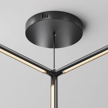 Потолочная чаша для ввода питания с блоком питания системы CA031B-B черный Accessories for system Shelf Maytoni