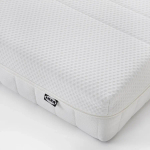 Каркас кровати с местом для хранения и матрасом - IKEA NORDLI, 200х90 см, матрас жесткий, черный, НОРДЛИ ИКЕА