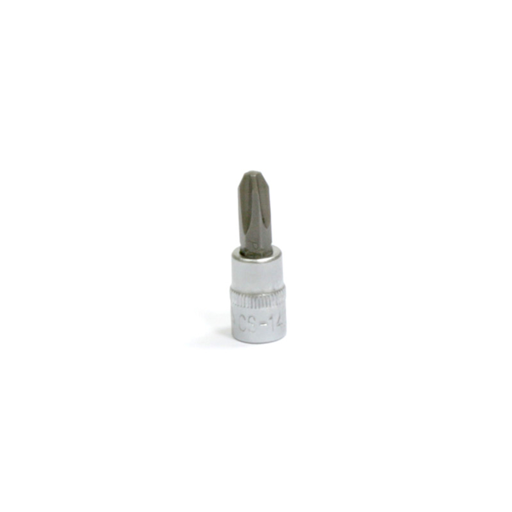 Торцевая головка с битой крестовой отвертки 1/4" PH3, СТАНКОИМПОРТ, CS-14.12.PH3