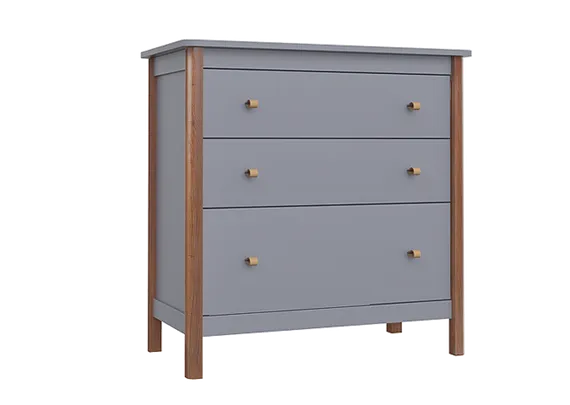 Комод Classic 3 ящика (серый)