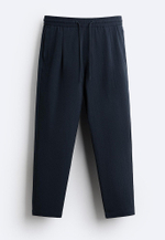 Лёгкий костюм из жатой ткани без подкладки