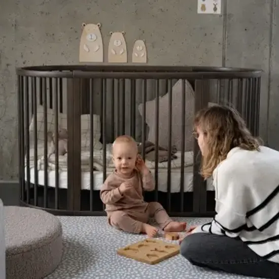 Кроватка STOKKE Sleepi комплект 6 в 1 (Hazy grey)