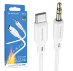 Аудио Адаптер BOROFONE BL18 Lightning - 3.5mm AUX (белый)