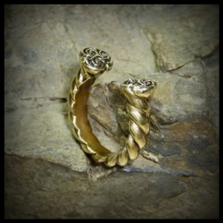 Кольцо "Infinity (Бесконечность)" литье художественное , латунь