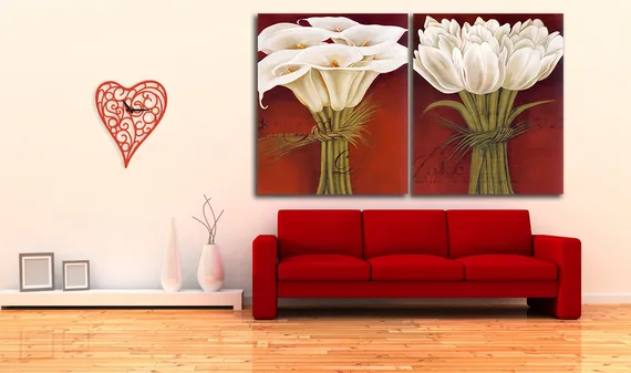 Модульная картина "Бутоны цветов"