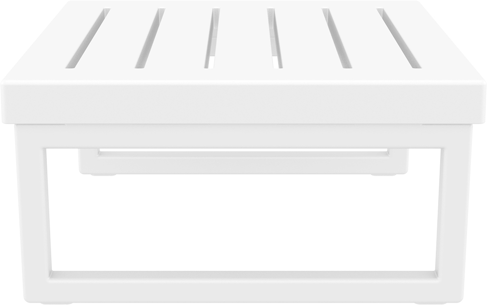 Столик пластиковый журнальный Siesta Contract Mykonos, белый