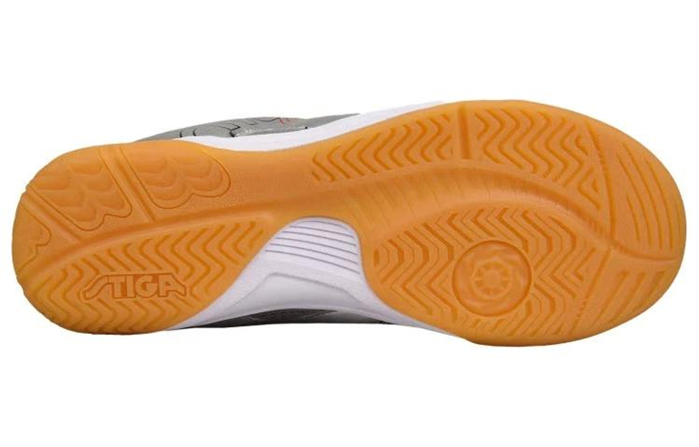 Stiga Abrasion Resistant Breathable Low top Training Shoes Unisex Light Gray