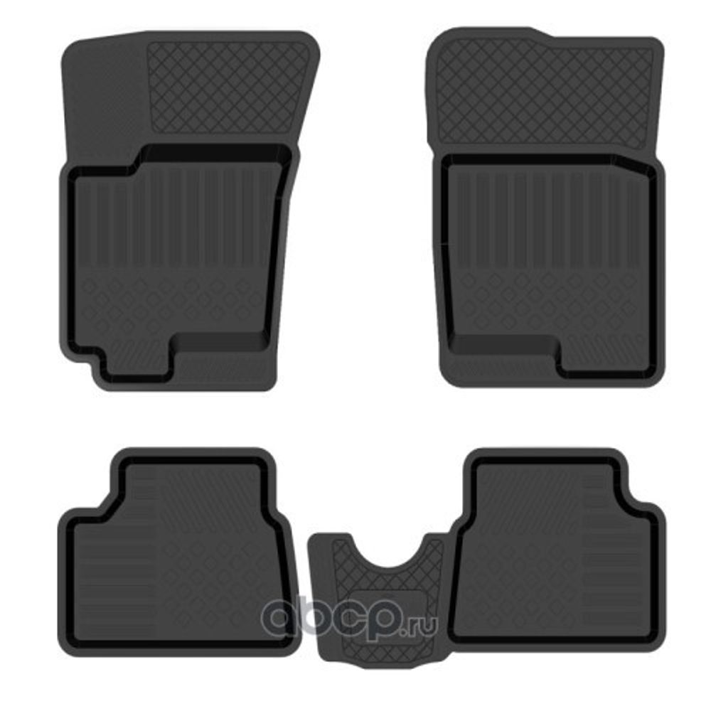 Коврики на пол Hyundai Getz с 2003-2010 г. (REZKON)