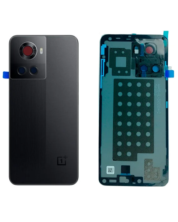 Задняя крышка для OnePlus ACE черная (black) матовая со стеклом камеры