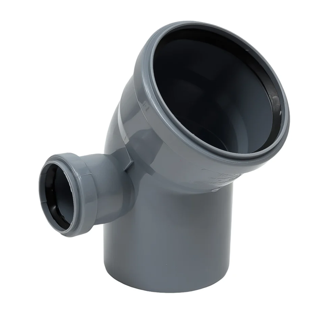 Отвод ПП 110*45 с выходом 50 левый