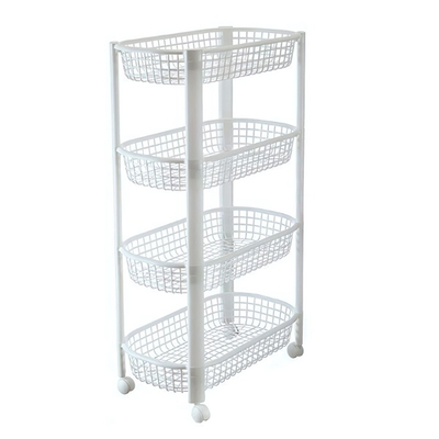 Полка овощная на колесах (4 секции)