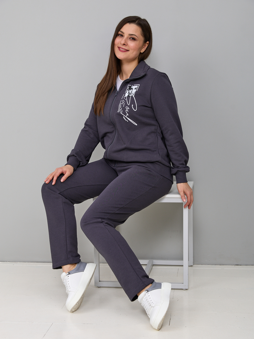 Костюм с брюками Кбфп-584/антрацит