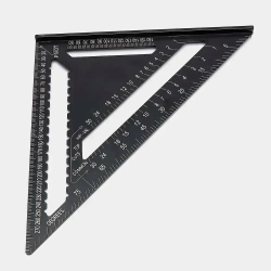 Угольник Свенсона столярный 300мм, уголок, линейка, разметочный Алюминий