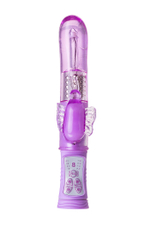 Вибратор с клиторальным стимулятором A-Toys by TOYFA High-Tech fantasy, TPE, фиолетовый, 22,4 см