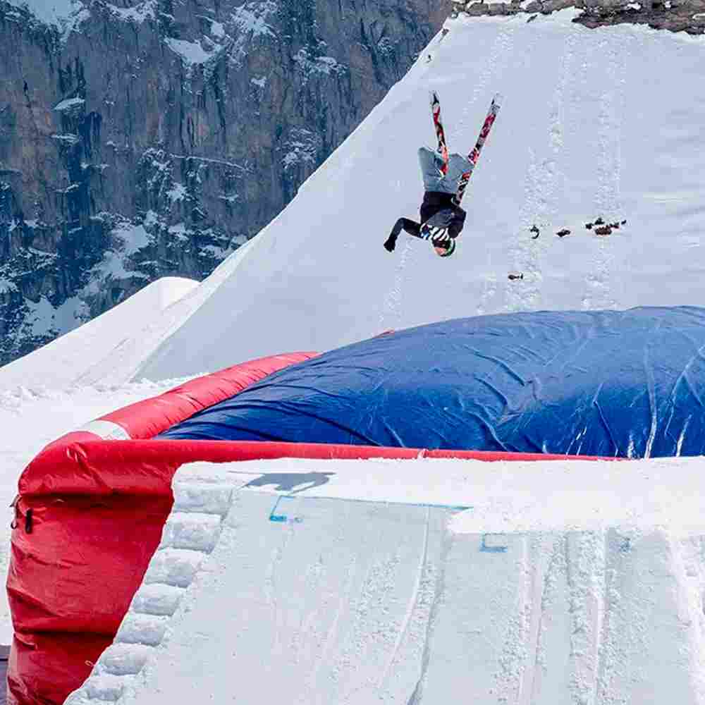 Надувная подушка «AcroBag» для фристайла и экстрим-прыжков, 10×10×3,5 м