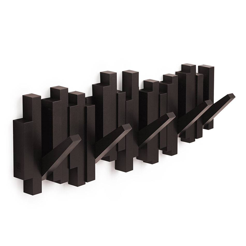 Вешалка настенная Sticks эспрессо, Umbra