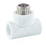 Тройник PP-R комбинированный белый Дн 32х3/4" НР PRO VALFEX 10128132-PRO