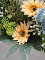 Панно на стену для интерьера "Окно с цветами"