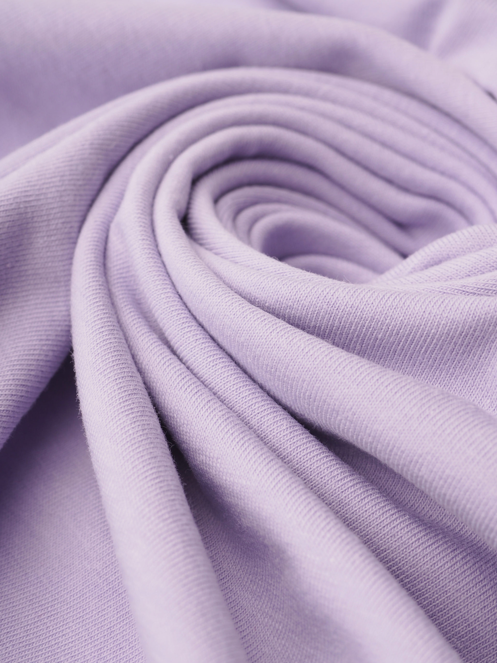 Кулирка на ластовицу лавандовая с лайкрой отрезами