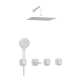 Душевая система WasserKRAFT Saale 9500 SET2851 белый Soft-touch матовый