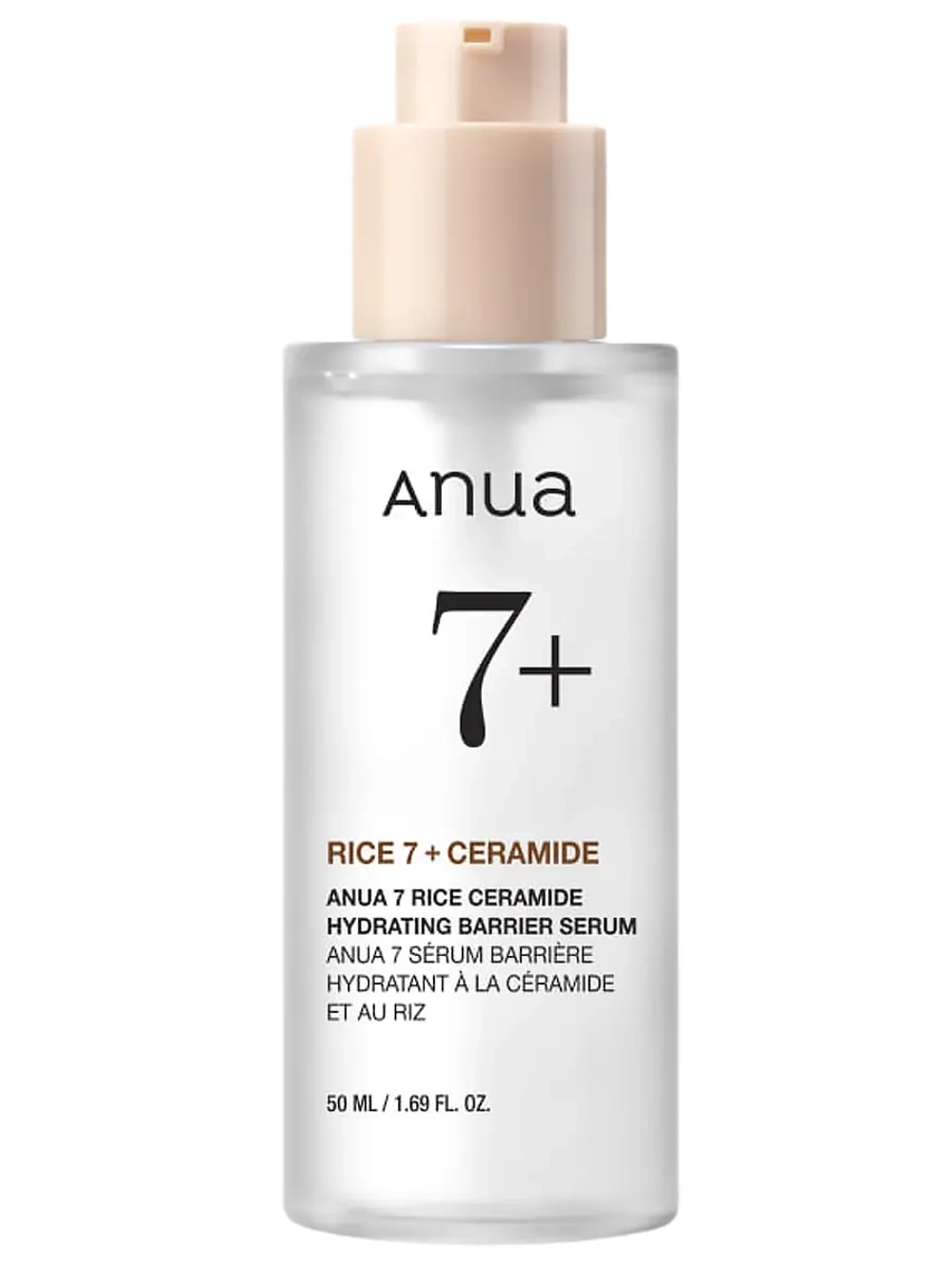 Anua Питательная сыворотка с экстрактом риса и керамидами для укрепления барьера Rice 7 Ceramide Hydrating Barrier Serum 50 мл