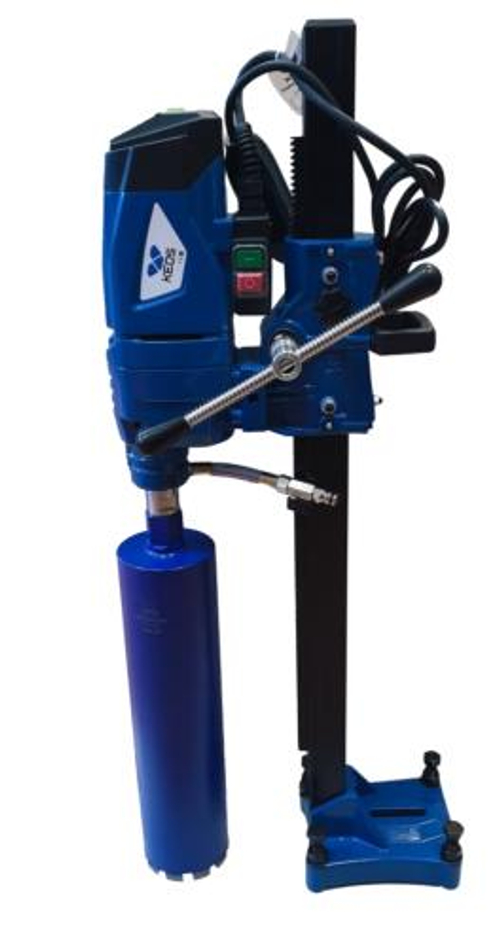 Установка алмазного бурения KEOS KS-200SET (двигатель KS-200 + прямая стойка)