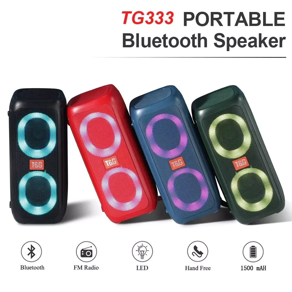 Колонка Bluetooth TG333 red