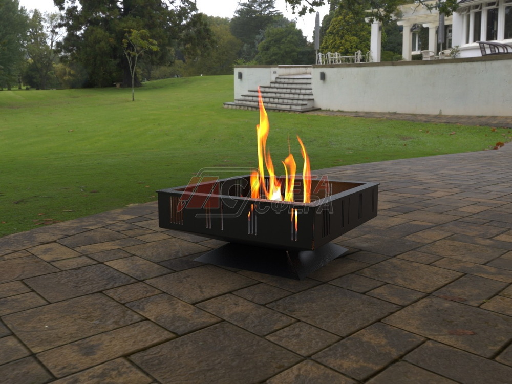 Костровая чаша QUADRUM