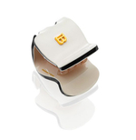 Balmain Hair Couture Краб бело-черный размер XS Cellulose Acetate Pince a Cheveux Extra Small White/Black