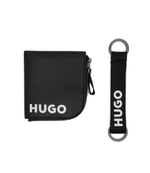 кожаный портмоне и брелок gbhm_coin ck hold HUGO - черный(50481641)