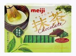 Шоколад Meiji 26 blocks Matcha со вкусом зелёного чая, 120г