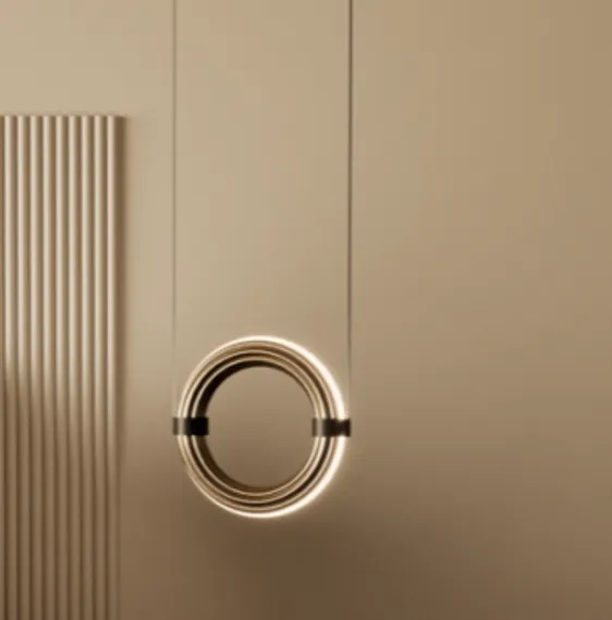 Подвесной светильник Elli C1311/S золотой металл