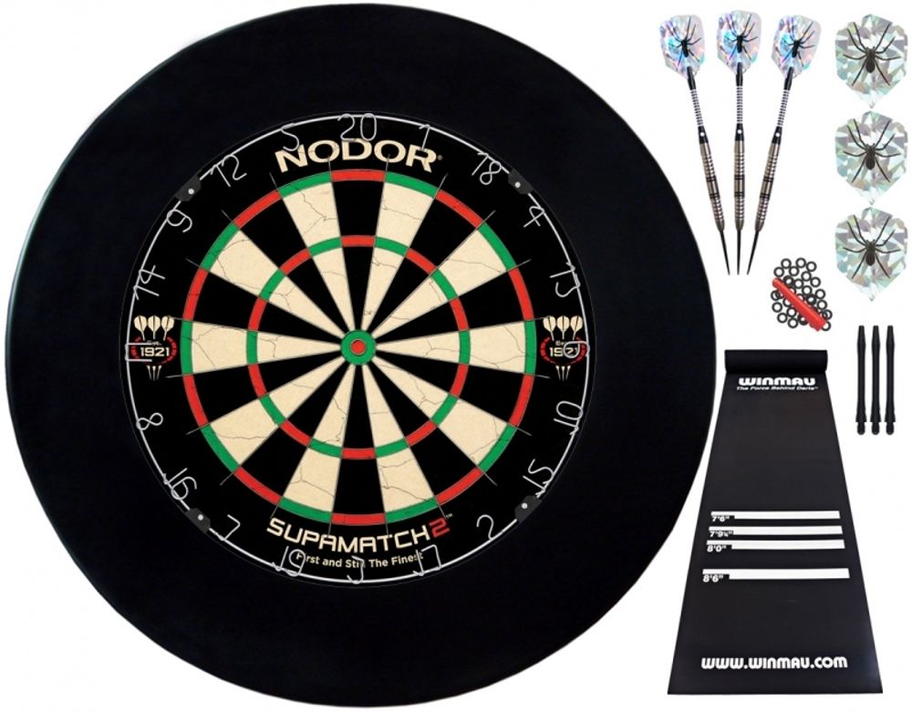 Профессиональный набор для игры в Дартс Nodor Professional plus