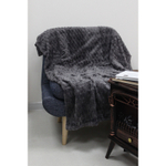Плед 150*200см «Pompon», цвет графит, микрофлис, 240 гр/м²