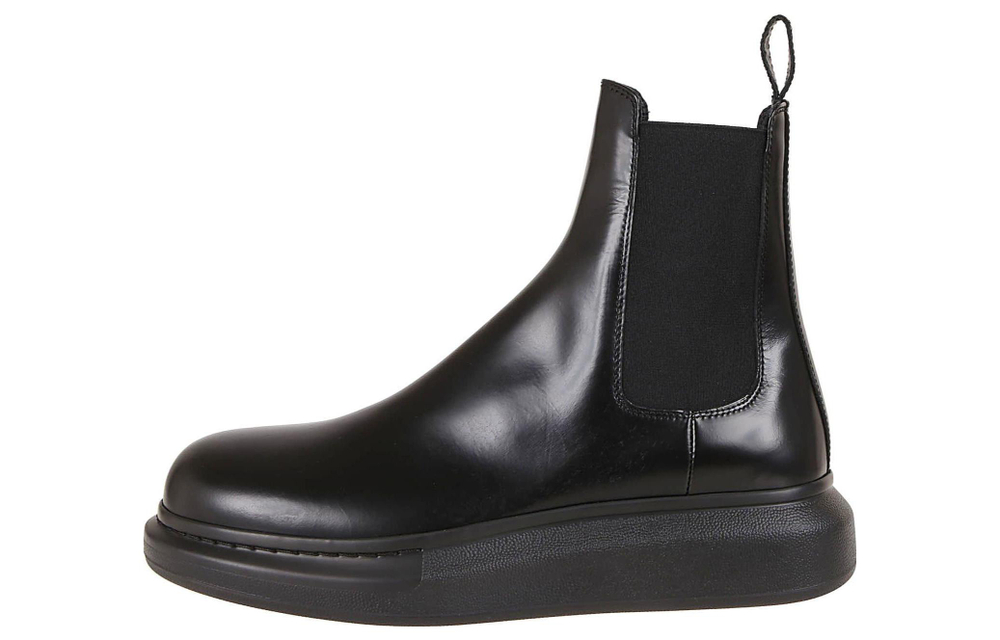 Alexander McQueen Hybrid Chelsea Boot Black Women"s