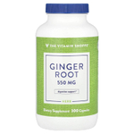 The Vitamin Shoppe, Корень имбиря, 550 мг, 300 капсул
