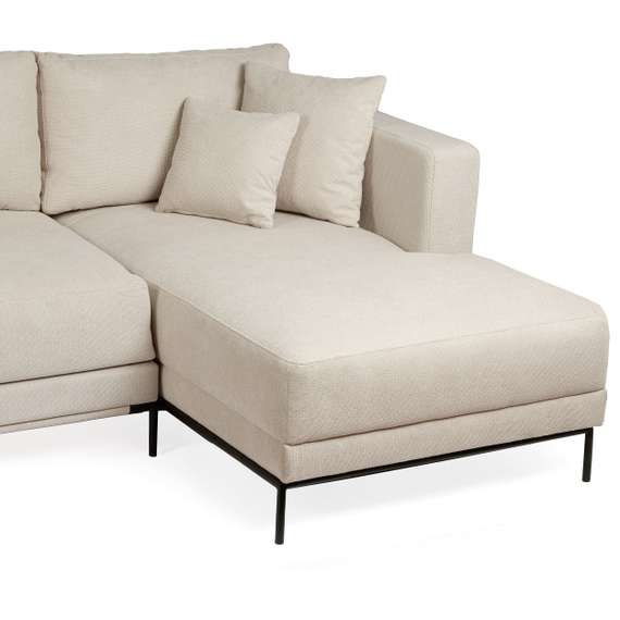 Диван раскладной Colston правосторонний 288 см, светло-серый