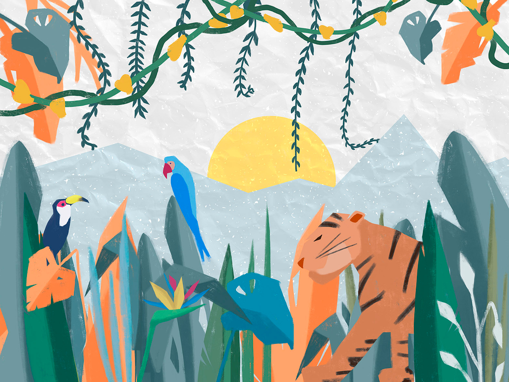 Дизайнерские обои Wall Street Jungle