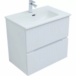 Тумба с раковиной Aquanet Джейн 70 313285 белая матовая