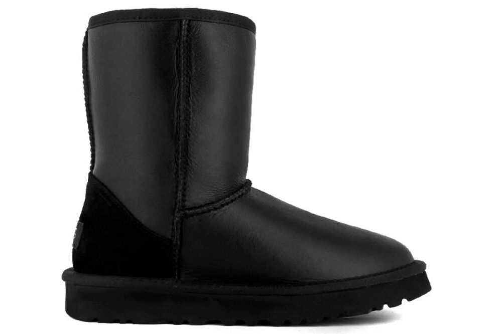 UGG Mens Classic Short Metallic Black