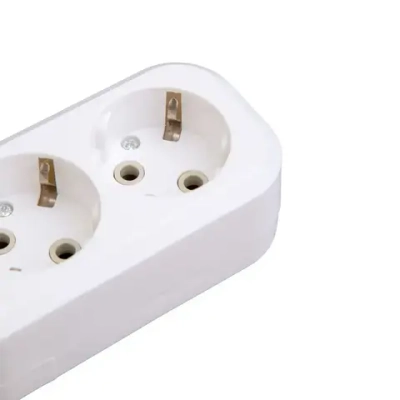 Колодка для удлинителя на 5 розеток, с заземлением 220В 16А